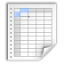 Mimetypes X Office Spreadsheet Icon 72x72 png