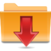 Places KDE Folder Downloads Icon 72x72 png