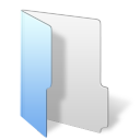 Folder Blue Icon 128x128 png