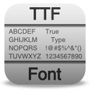 File Ttf Icon 128x128 png