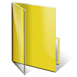 Folder Yellow Icon 256x256 png