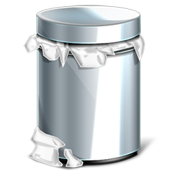 Recycle Bin (full) Icon 256x256 png