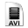 Avi Videos Files Icon 32x32 png