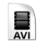 Avi Videos Files Icon