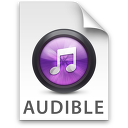 iTunes Audible Purple Icon 128x128 png