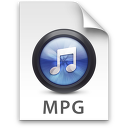 iTunes MPG Blue Icon 128x128 png