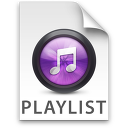 iTunes Playlist Purple Icon 128x128 png