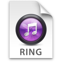iTunes Ringtone Purple Icon 128x128 png