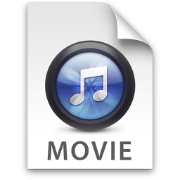 iTunes Movie Blue Icon 256x256 png