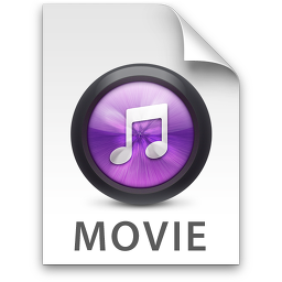iTunes Movie Purple Icon 256x256 png