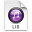 iTunes Database Purple Icon 32x32 png