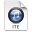 iTunes ITE Blue Icon 32x32 png