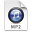 iTunes MP2 Blue Icon 32x32 png