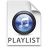 iTunes Playlist Blue Icon