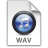 iTunes WAV Blue Icon 48x48 png