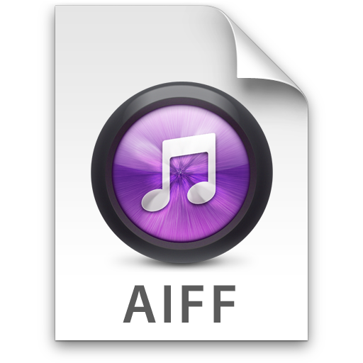 iTunes AIFF Purple Icon 512x512 png