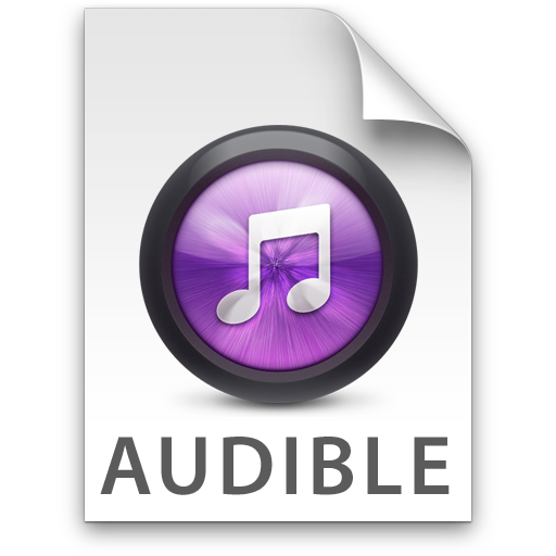 iTunes Audible Purple Icon 512x512 png