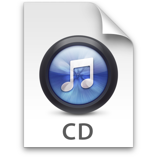 iTunes CD Blue Icon 512x512 png