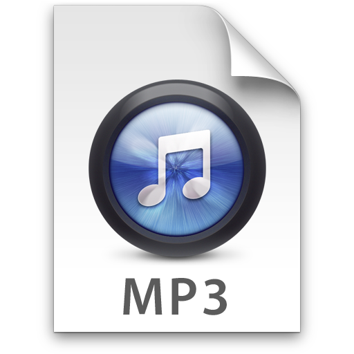 iTunes MP3 Blue Icon 512x512 png