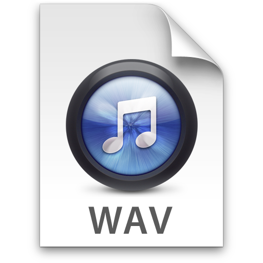 iTunes WAV Blue Icon 512x512 png