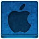 Blue Apple Icon 128x128 png