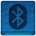 Blue Bluetooth Icon