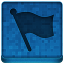 Blue Flag Icon 128x128 png