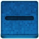 Blue Minus Icon 128x128 png