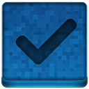 Blue Ok Icon 128x128 png