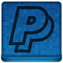 Blue PayPal Icon 128x128 png
