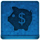 Blue Piggy Icon
