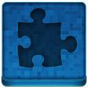 Blue Puzzle Icon