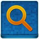 Blue Search Coloured Icon