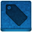 Blue Tag Icon 128x128 png