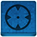 Blue Target Icon 128x128 png