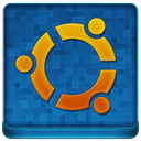 Blue Ubuntu Coloured Icon