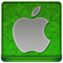 Green Apple Coloured Icon 128x128 png