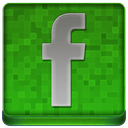 Green Facebook Coloured Icon