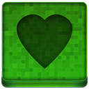 Green Heart Icon 128x128 png