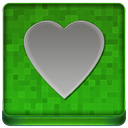 Green Heart Coloured Icon