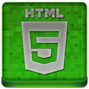 Green HTML5 Coloured Icon