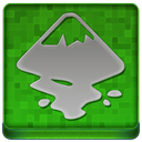 Green Inkscape Coloured Icon 128x128 png