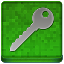 Green Key Coloured Icon 128x128 png