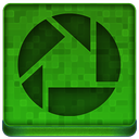 Green Picassa Icon 128x128 png