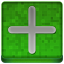 Green Plus Coloured Icon 128x128 png