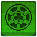 Green Poker Chip Icon