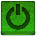 Green Shutdown Icon 128x128 png