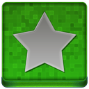Green Star Coloured Icon 128x128 png