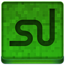 Green Stumble Upon Icon 128x128 png