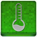 Green Temperature Coloured Icon 128x128 png